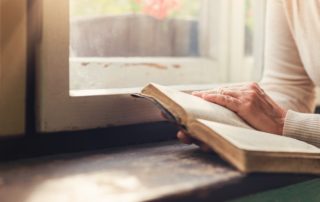 Woman with bible